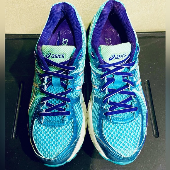 ASICS GEL-Flux Guidance Line Women's Running Shoes AHAR T568Q | Purple/Teal Sz 7 - Picture 4 of 12